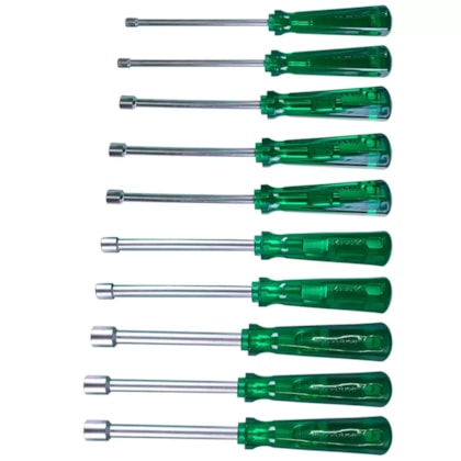 Jogo de Chave Canhão de 4MM à 13MM 10 Peças 252010BN Belzer-9028ca97-61ec-4b18-937a-e6645daf6c13