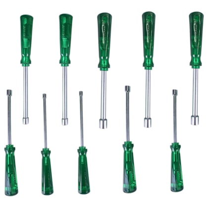 Jogo de Chave Canhão de 4MM à 13MM 10 Peças 252010BN Belzer-ce85be5c-346b-4378-9e0c-c8fa57f338d2