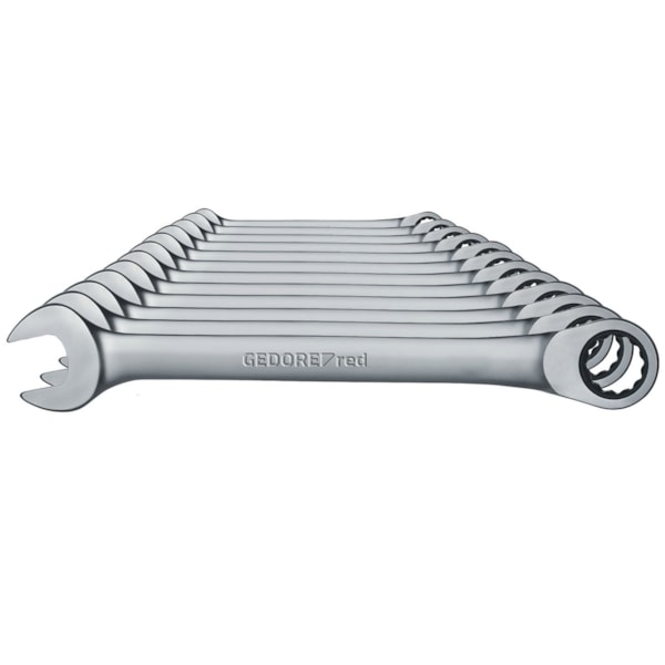 Jogo de Chave Combinada Com Catraca 8 a 19MM 12 Peças Gedore Red-fb5aa1f0-d61e-4445-952e-f5bf3cb38051