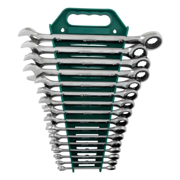 Jogo de Chave Combinada de 8 a 24mm com Catraca 16pçs ST08034L SATA-84508ca1-304c-4fae-8f40-67948e807c6b