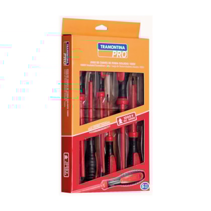 Jogo de Chave de Fenda Isolada 1000V Com 6 Peças 44315/406 Tramontina-7da9e959-cf9e-4905-b70d-971a421bbded