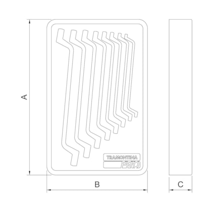 Jogo de Chave Estrela 6 a 22mm 8 Peças Tramontina-5e517ee5-938f-4864-b65b-90a886b849d9