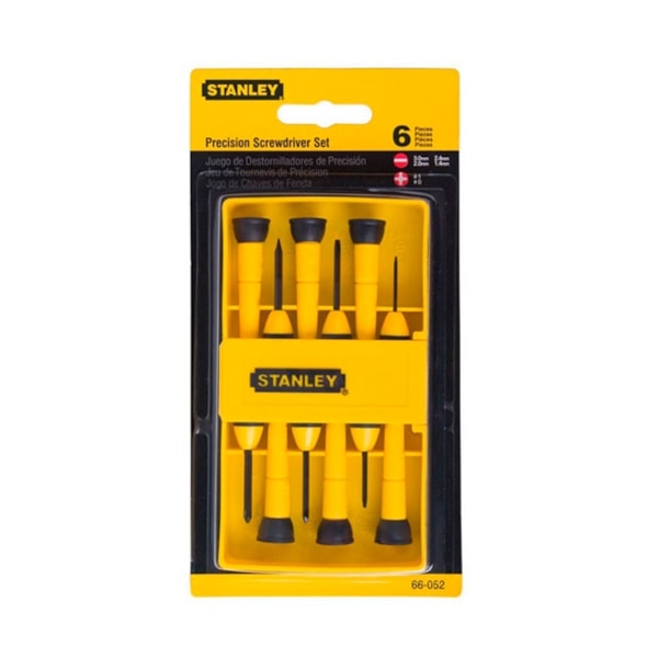 Jogo de Chave Fenda/Phillips de Precisão 6 Peças 66-052 Stanley-0ee35b9b-5784-41e6-bea9-708ee1389934