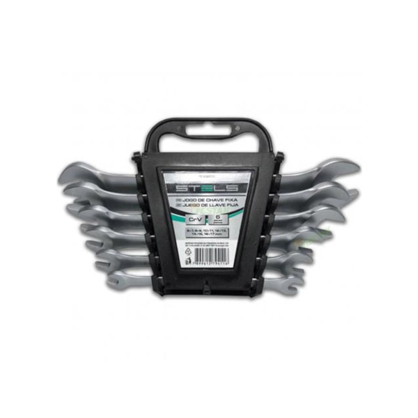 Jogo de Chave Fixa 6 A 17MM Com 6 Peças Stels-6f9518f5-2fdb-4930-bf3d-7e8b924ba3af