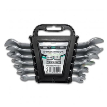 Jogo de Chave Fixa 6 A 17MM Com 6 Peças Stels-bd64889a-846d-438b-9b10-7f1150f76b1c