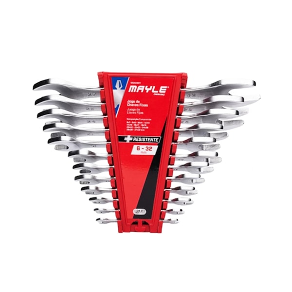 Jogo De Chave Fixa 6 A 32MM Com 12 Peças 100403MY Mayle-f0815c8b-b911-47d6-bf81-0119c1533643