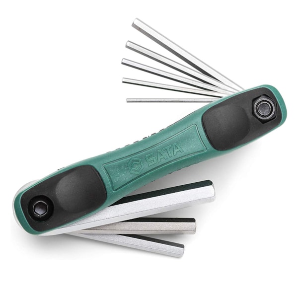 Jogo De Chave Hexagonal Allen Canivete 8 Pçs ST09121SJ Sata-aadcc043-3639-4dae-8458-141bc774c08b