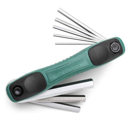 Jogo De Chave Hexagonal Allen Canivete 8 Pçs ST09121SJ Sata-61deca15-4cc4-4b97-9e98-74f4c933f152