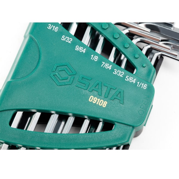 Jogo De Chave Hexagonal Longa1/16 a 3/8 12Pçs ST09108SJ Sata-c57583e5-c1a0-4216-9d9a-5589fd80b6a3