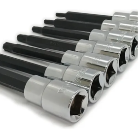 Jogo de Chave Soquetes Torx Longa 7 PÇS - 972452 WORKER