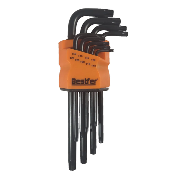 Jogo de Chave Torx Média 9 Peças T10 a T50 BFH3040 Bestfer-ac59bceb-ab64-46ae-a066-95a225b2e8f8