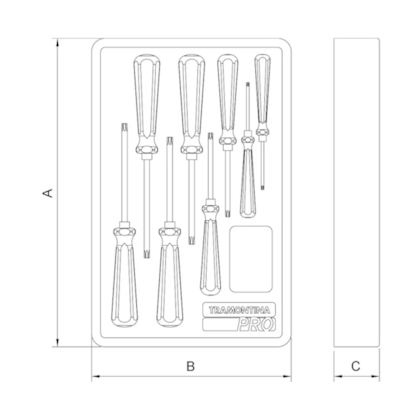 Jogo de Chave Torx T6 a T30 Com Cabo 8Pçs 44980/006 Tramontina-a9299804-e1d1-4219-bbff-205cae126602