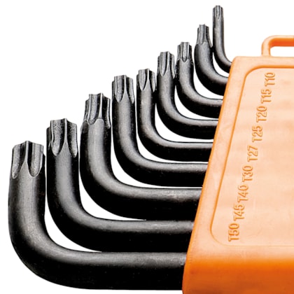 Jogo de Chave Torx Trafix T10 a T50 com 9 Peças Tramontina-895550e1-8c04-4737-b01c-6166fbba77c2