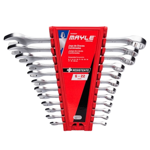Jogo de Chaves Combinada 6 a 22mm 12 Peças Mayle-0dc4c897-f5d8-4c07-9435-245a5ea081c5