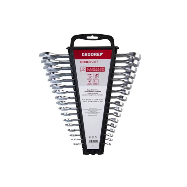 Jogo de Chaves Combinadas 6a22mm 17 Peças 3365199 Gedore Red-2217d7e3-3a88-4344-8026-405c04c80d8c