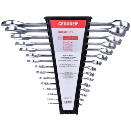 Jogo de Chaves Combinadas 6a32mm 15 Pecas 3365198 Gedore Red-e2118842-d7b7-4f4f-852d-d4e6c8645b74