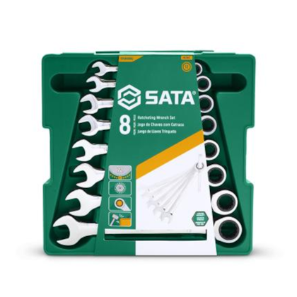 Jogo de Chaves Combinadas C/Catraca 8 Pçs ST08008SJ Sata-1decfbcb-59e2-46ea-af71-d85ed7562ac6