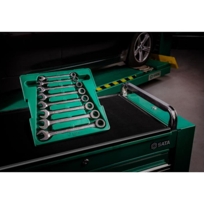 Jogo de Chaves Combinadas C/Catraca 8 Pçs ST08008SJ Sata-f569cc13-4341-4ddb-a55c-2cf6d95b0dd8