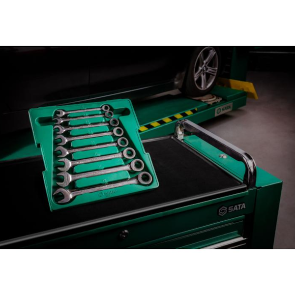 Jogo de Chaves Combinadas C/Catraca 8 Pçs ST08008SJ Sata-362e2683-e8b6-4c15-8e60-053cd2845d33