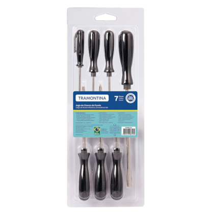 Jogo de Chaves de Fenda 7 Peças 43408115 Tramontina MASTER-670cc97e-cf26-4259-b4a6-b7fb87ae483d