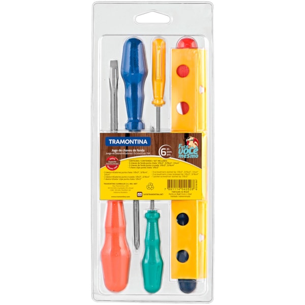 Jogo de Chaves de Fenda com 6pçs 41516/507  Tramontina Master-aff370ae-e64a-4268-a5df-dfa4f47d8fa2