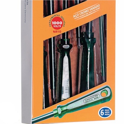 Jogo de Chaves de Fenda e Phillips 6 Peças Isoladas 1000V 44115/406 Tramontina-bd4d443a-b708-4d95-8f9d-3060722ae2de