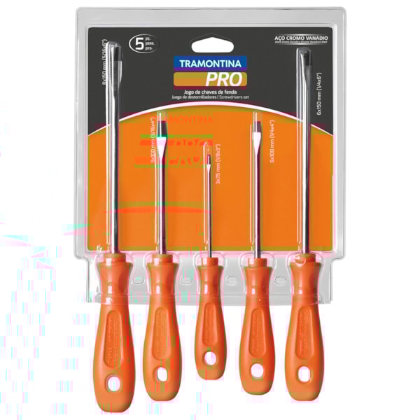 Jogo de Chaves de Fenda Twister 1/8x3 a 5/16x6