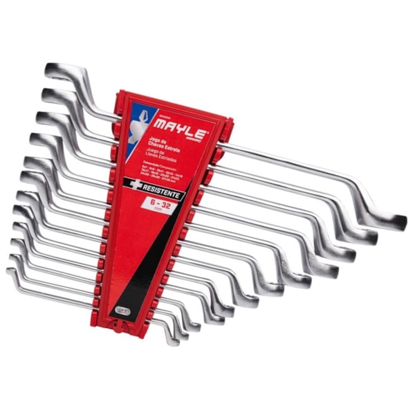 Jogo de Chaves Estrelas de 6 a 32 mm com 12 Peças Mayle-655a95f2-f71f-4e00-99df-1b27cec85193