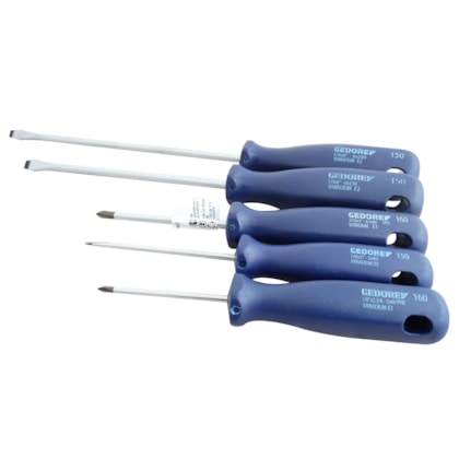 Jogo de Chaves Fenda e Phillips com 5 Peças Gedore-b4d2b8ab-bdb0-47b6-b707-4f5bbbd5d819