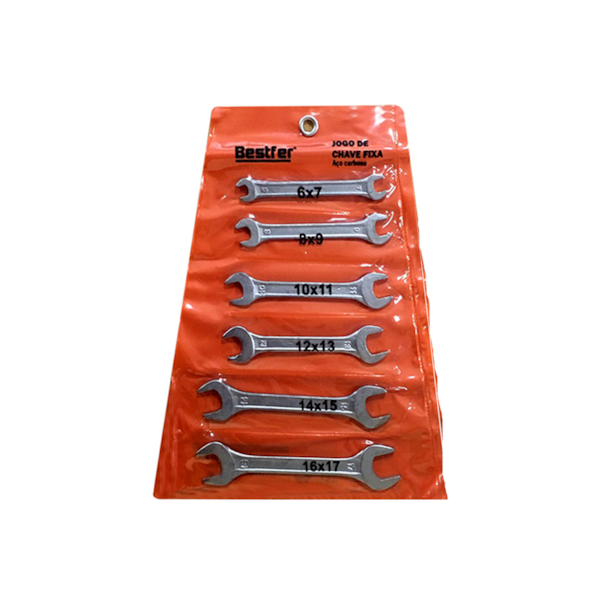 Jogo de Chaves Fixa Aço 6 a 17mm 6pçs BFH1503 Bestfer-bfa60a2d-5178-4094-80d6-10b087122114