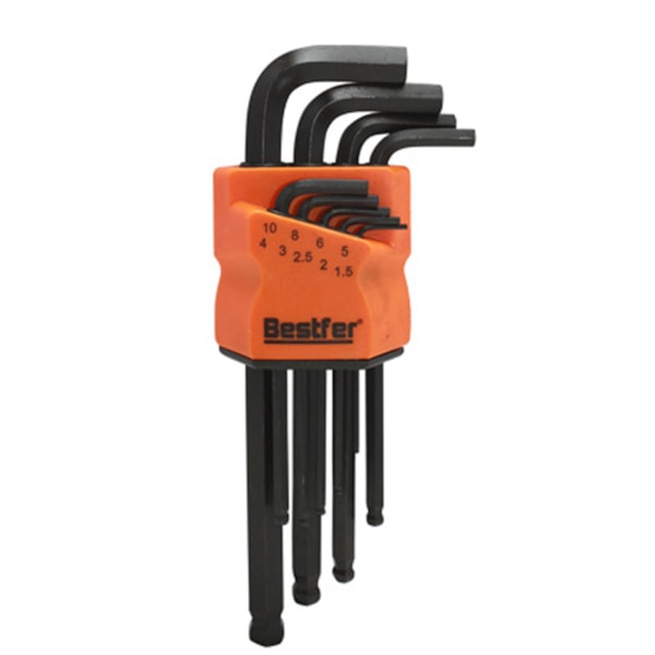 Jogo de Chaves Hex Aço Carbono Média 9Pçs BFH2808 Bestfer-68a0bff6-d088-4375-bc08-d3c0d0ccc633