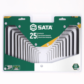 Jogo de Chaves Hexagonais 25 pcs ST09120SJ Sata