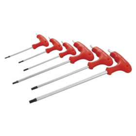 Jogo de Chaves Torx 6 peças  340480 Worker