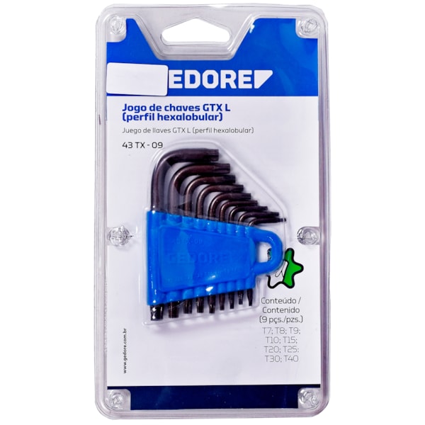 Jogo de Chaves Torx T7 À T40 Gedore-dfd26046-e62a-433f-8f68-3aad5e556969