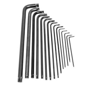 Jogo de Chaves Torx Tipo L Longa com 15 Peças de T6 a T60 Gedore