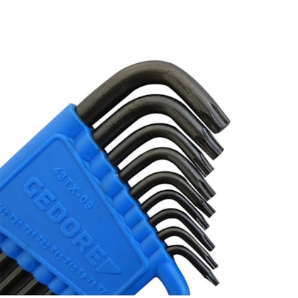 Jogo de Chaves Torx Tipo L Longa com 9 Peças de T7 a T40 Gedore-a7f3eba7-f0d6-42c0-b088-a5df9a7d8784