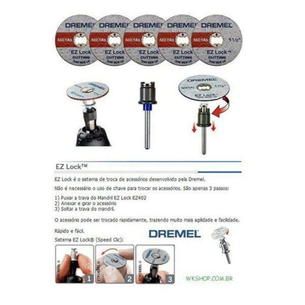 Jogo de Discos para Corte de Metal 38mm 1.1/2
