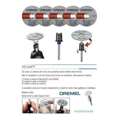 Jogo de Discos para Corte de Metal 38mm 1.1/2