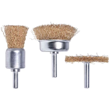 Jogo de Escova de Aço Com 3 Peças MTX-09f8cb78-2387-4da0-92cb-bc0256ef060a