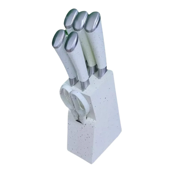 Jogo de Facas 6 Peças Cepo Mármol 9290 Mimo Style-cb1163d7-0588-4487-9349-879603b7f25c