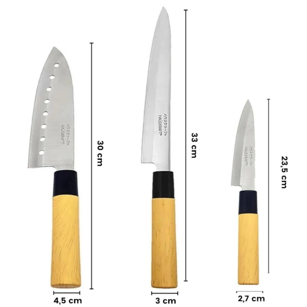 Jogo de Facas Ásia em Inox 3 Pçs FCH-J901 Hauskraft-98446cc6-a5f1-4421-94c1-145e6ceb3171