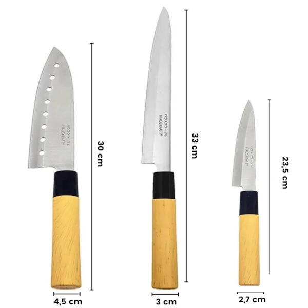 Jogo de Facas Ásia em Inox 3 Pçs FCH-J901 Hauskraft-5cb9069b-f96f-4aff-8adf-3bec79e5b973