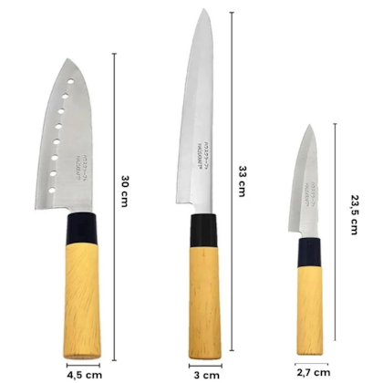Jogo de Facas Ásia em Inox 3 Pçs FCH-J901 Hauskraft-bf661b72-1df7-4b3b-b0dc-f6c3af7e495f