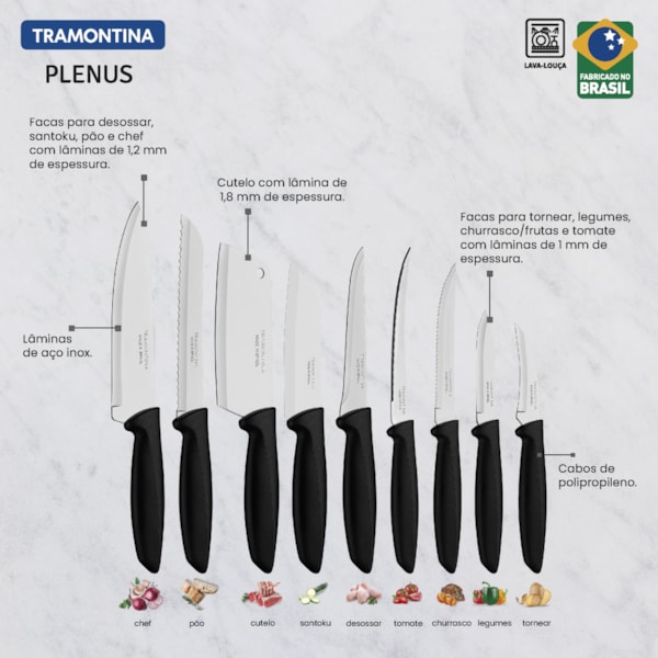Jogo De Facas Plenus Inox 9 Peças 23498/048 Tramontina-b133cc7f-fe22-4acd-9ec0-d16f10d20184