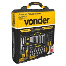 Jogo de Ferramentas Com 128 Peças 3599110128 Vonder
