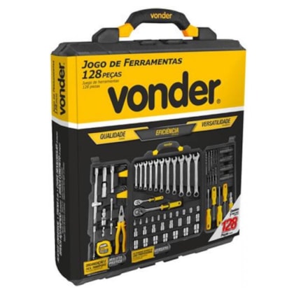 Jogo de Ferramentas Com 128 Peças 3599110128 Vonder-75e8feca-939d-4a41-ad69-46d4a0ac78f1