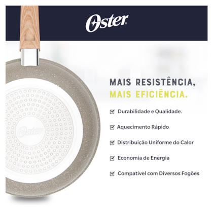 Jogo De Frigideiras 18cm 1,2L e 22cm 1,5L Antiaderente Marble Edition Cinza Dust 15218802 Oster -69c7eff8-48fd-4c2f-a0eb-2991d9178004