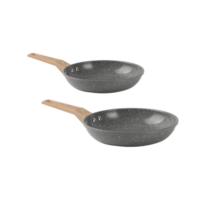 Jogo De Frigideiras 18cm 1,2L  e 22cm 1,5L Antiaderente Marble Edition Dark Grey 15217802 Oster  -f5789682-0969-4e8c-a541-101e5f94679a