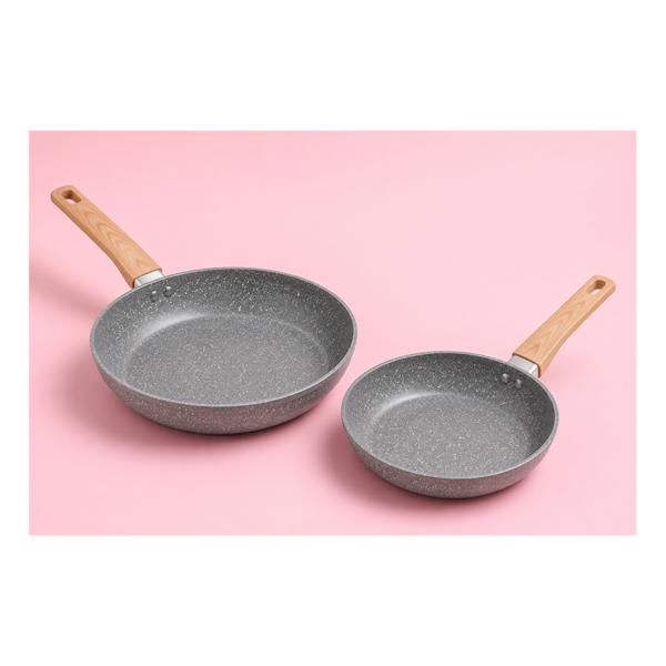 Jogo De Frigideiras 18cm 1,2L e 22cm 1,5L Antiaderente Marble Edition Dark Grey 15217802 Oster -8dd6930e-0abe-4b07-9214-ddbc6ea0e1ce