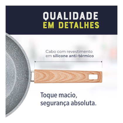 Jogo De Frigideiras 18cm 1,2L  e 22cm 1,5L Antiaderente Marble Edition Dark Grey 15217802 Oster  -dbce51e1-3f8f-42da-b236-e10ed25346b9